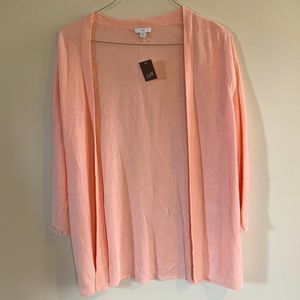 NWT Women’s J Jill Pink Cardigan Sweater Small